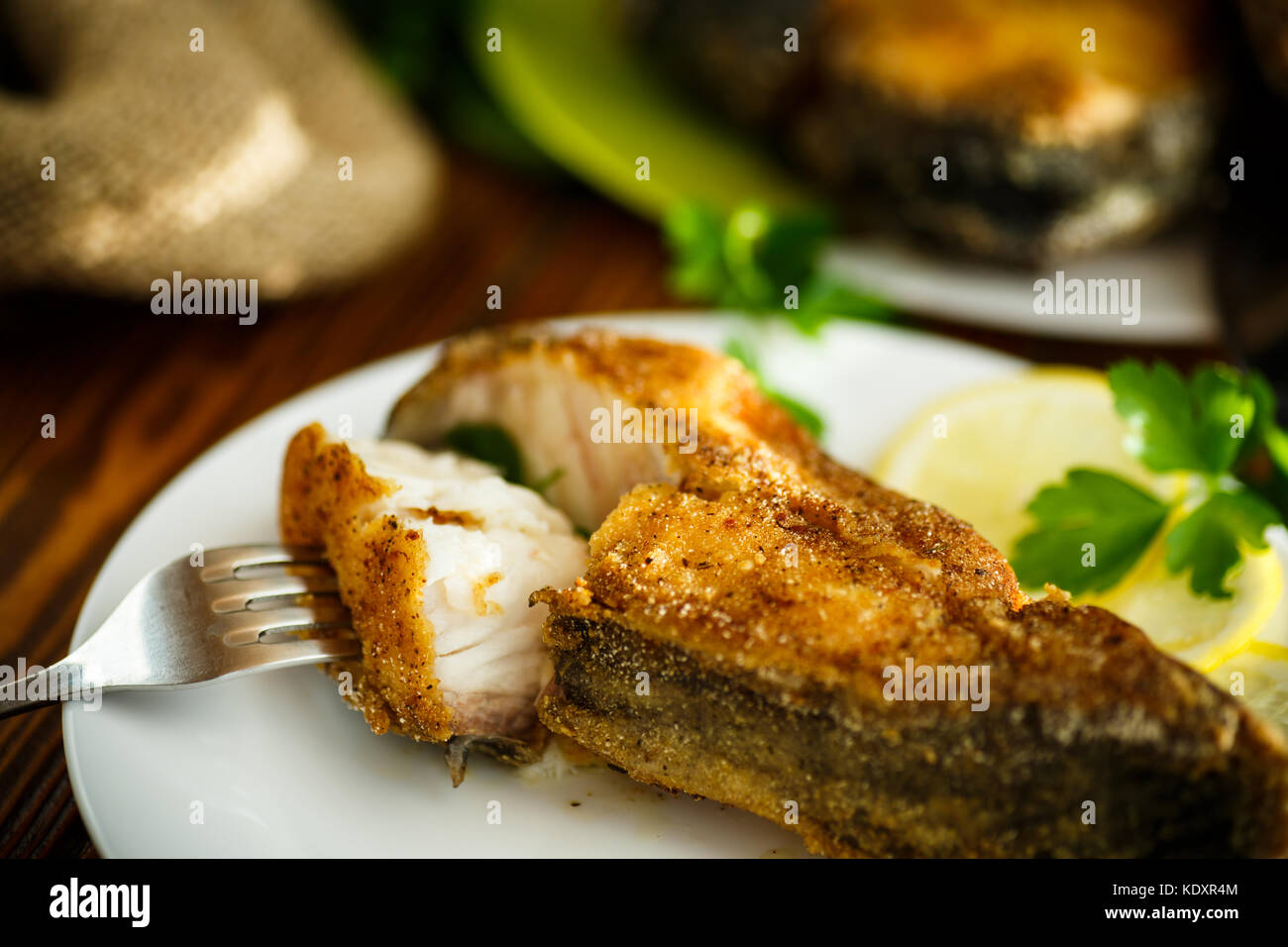 catfish roasted in batter Stock Photo Alamy