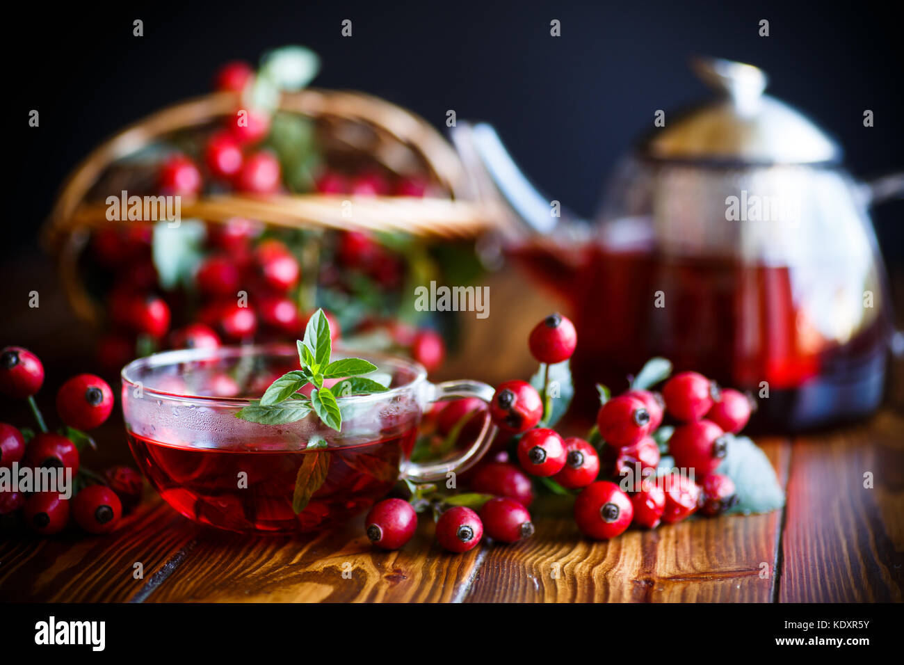 rose hip tea Stock Photo Alamy