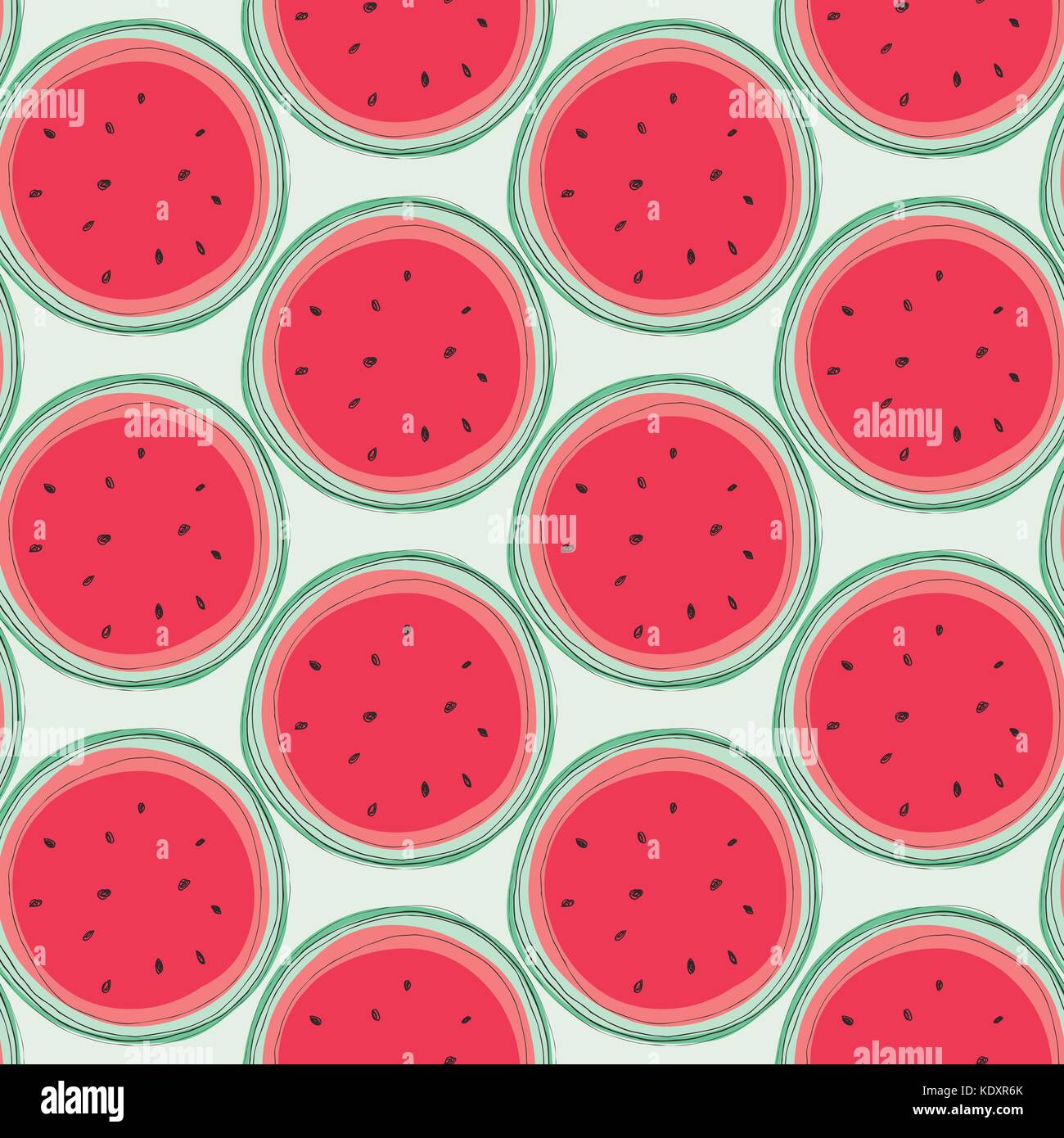 Seamless pattern with watermelons Stock Vector Image & Art - Alamy