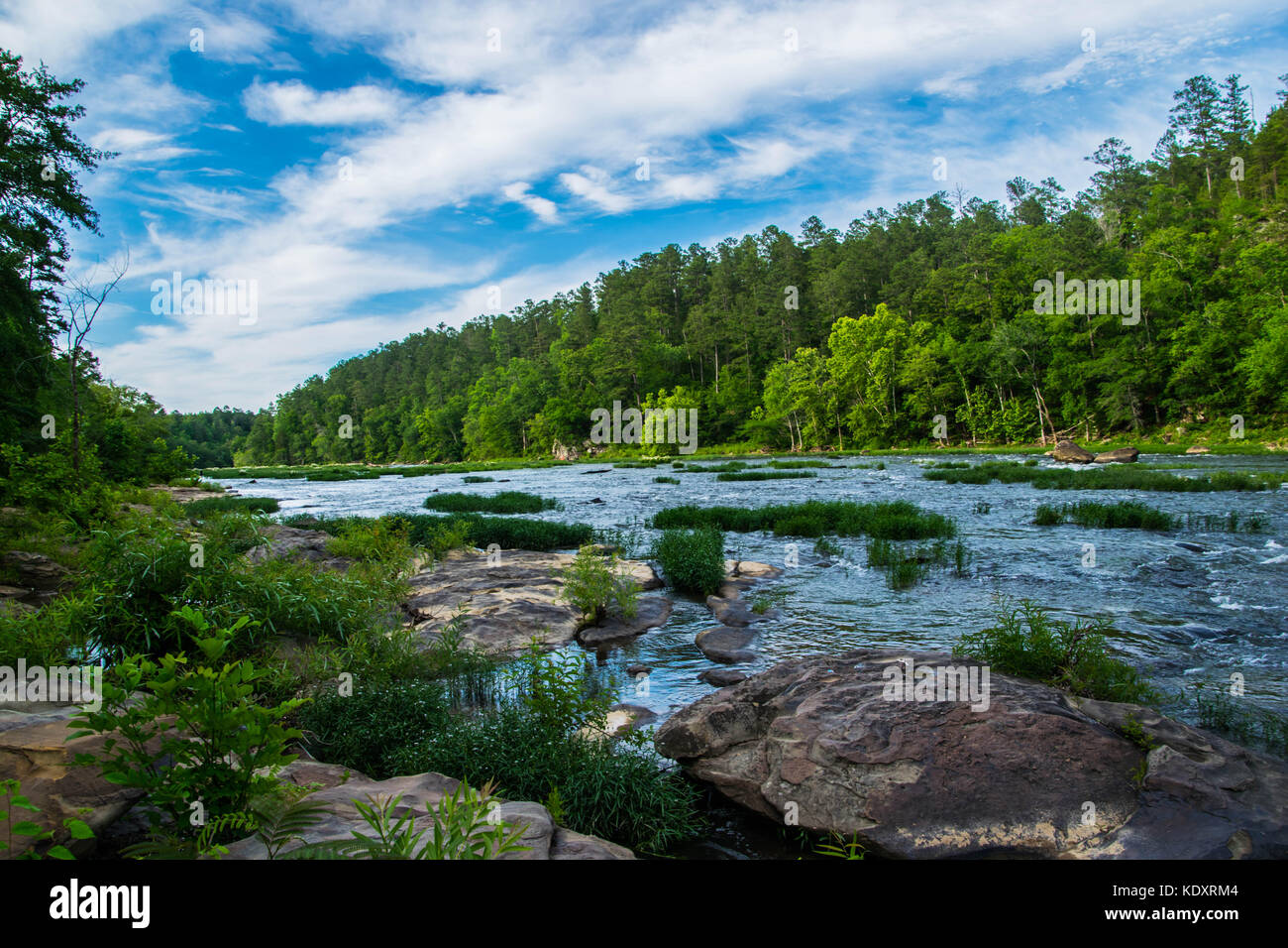 Cahaba River Alabama Stock Photo