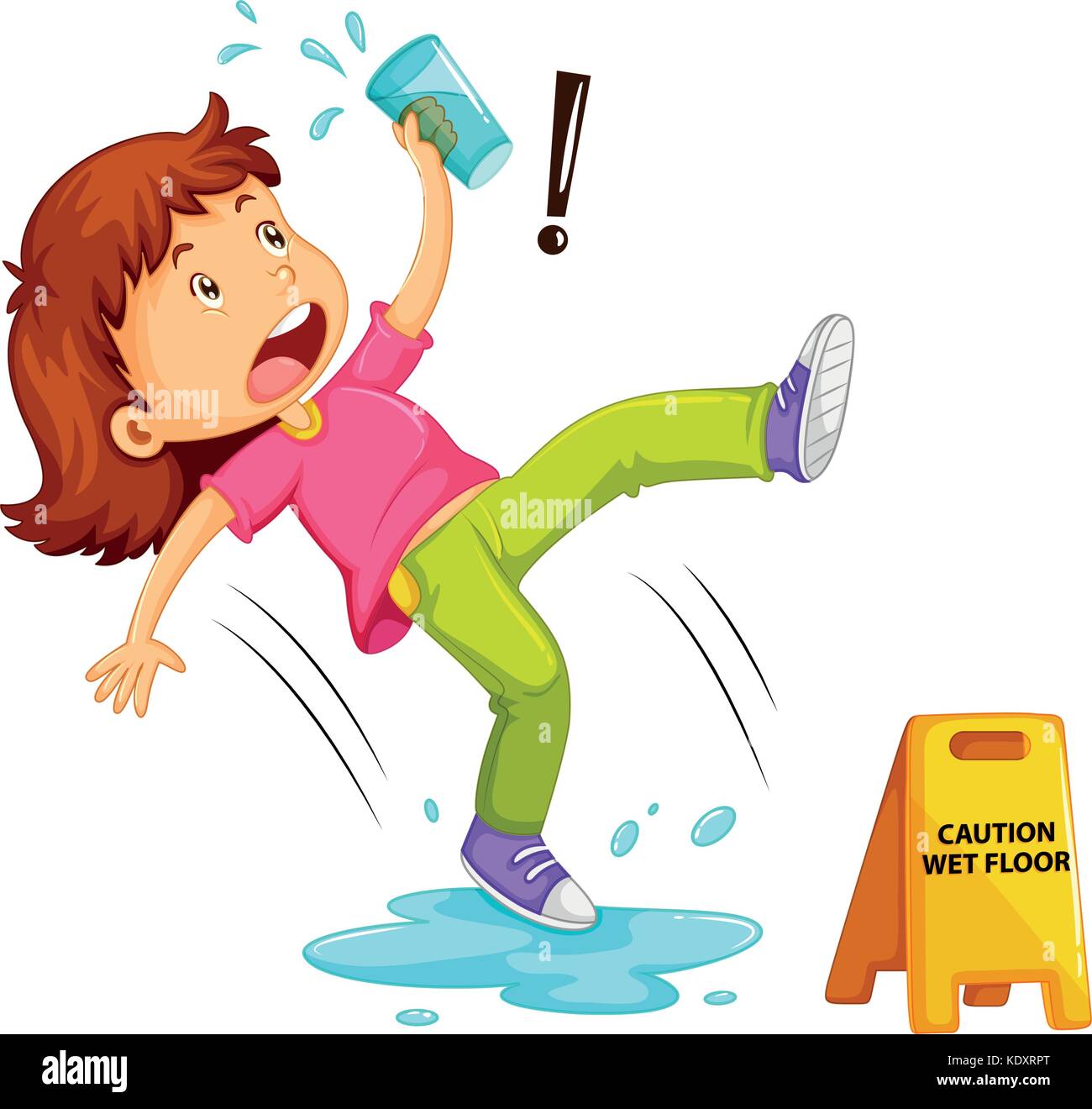 Slipped on the floor online