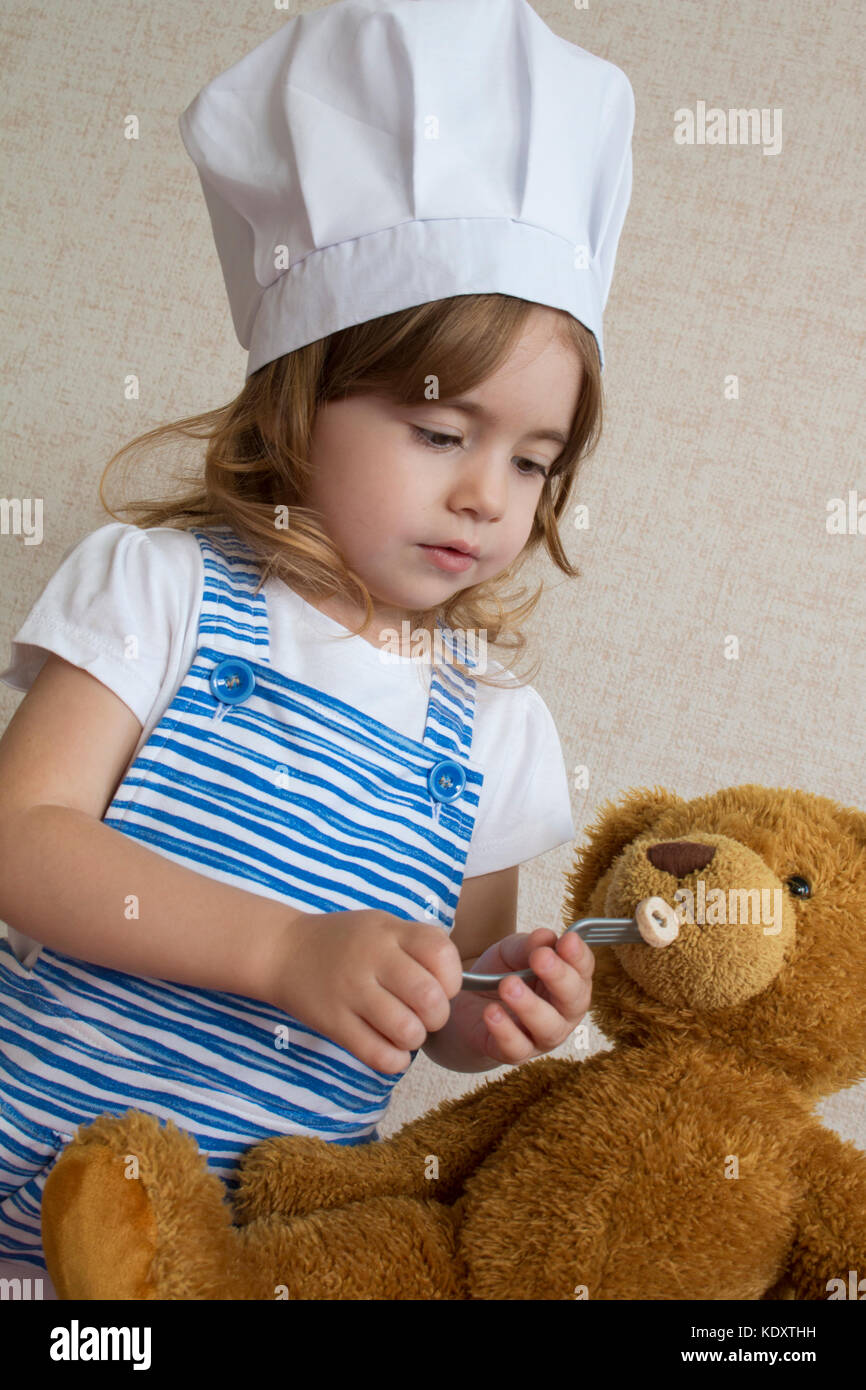 Chef hat baby hi-res stock photography 