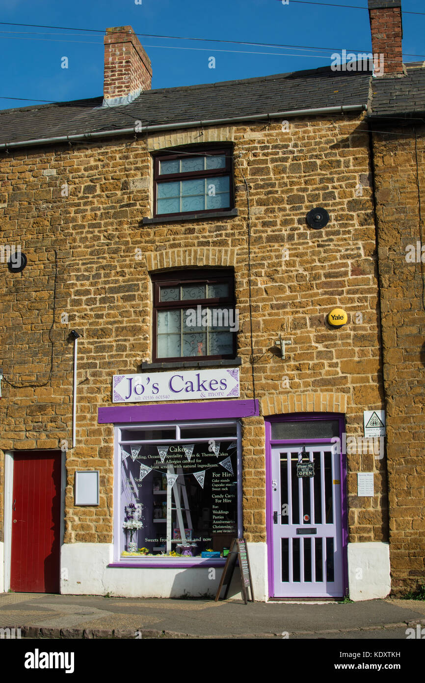 Rothwell Northamptonshire Joes cake shop cakes stone building three