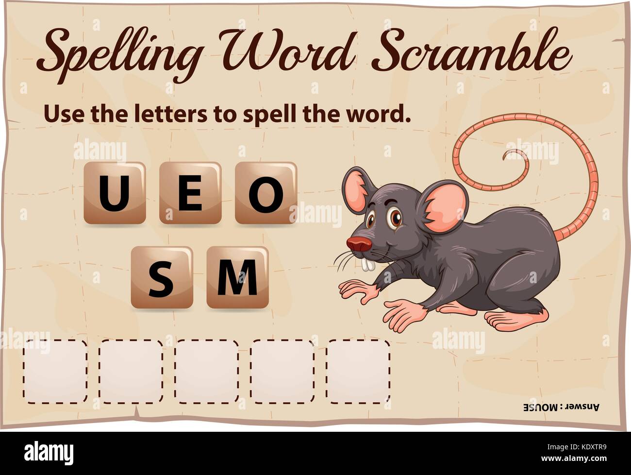 Type the word mouse