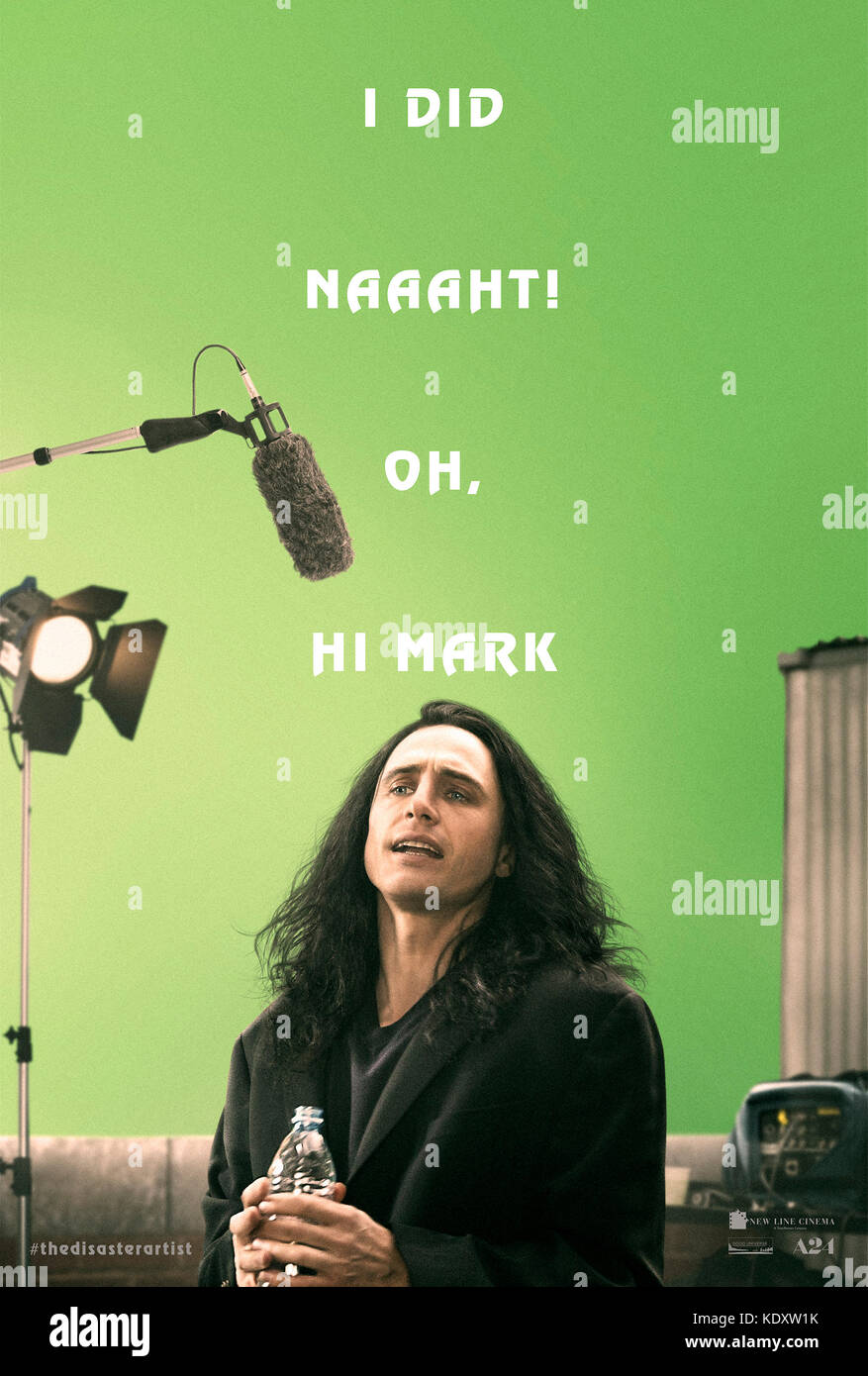THE DISASTER ARTIST, US advance poster, James Franco, as Tommy Wiseau
