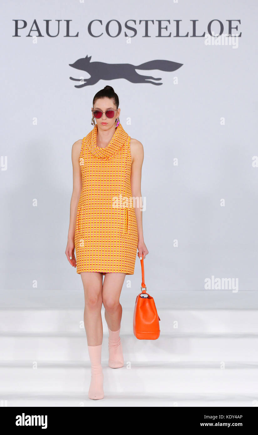 European fashion designer's Paul Costelloe summer spring 2018 catwalk