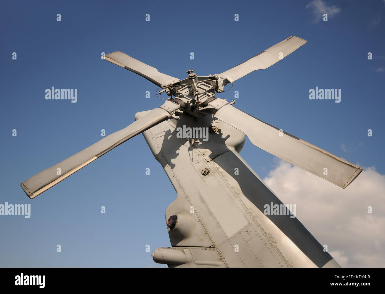 Modern navy helicopter tail assembly and propeller Stock Photo - Alamy