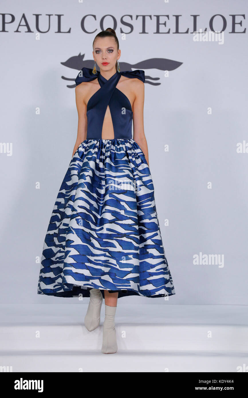 European fashion designer's Paul Costelloe summer spring 2018 catwalk
