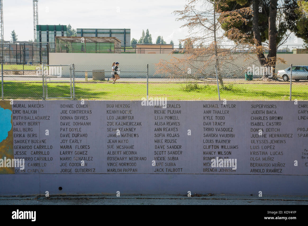 The Great Wall of Los Angeles is a mural designed by Judith Baca and ...