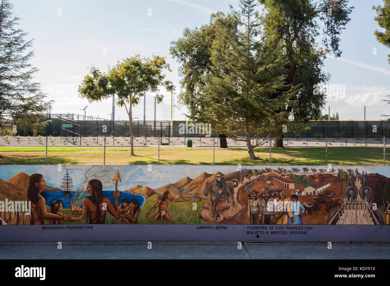 The Great Wall of Los Angeles is a mural designed by Judith Baca and