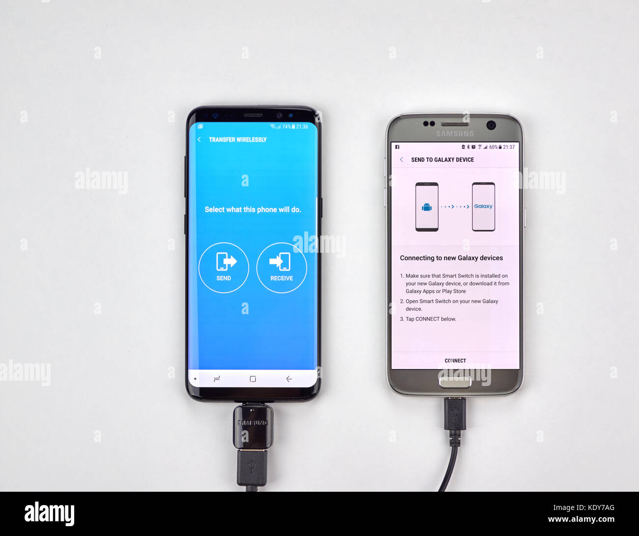 Samsung smart switch app hi-res stock photography and images - Alamy