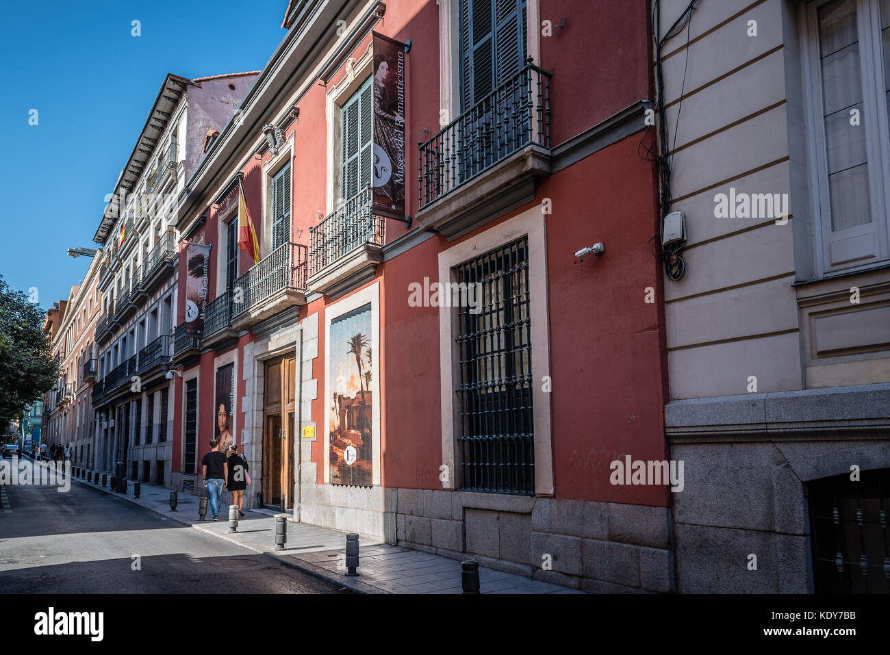 Outdoor view of Museum of Romanticism of Madrid Stock Photo
