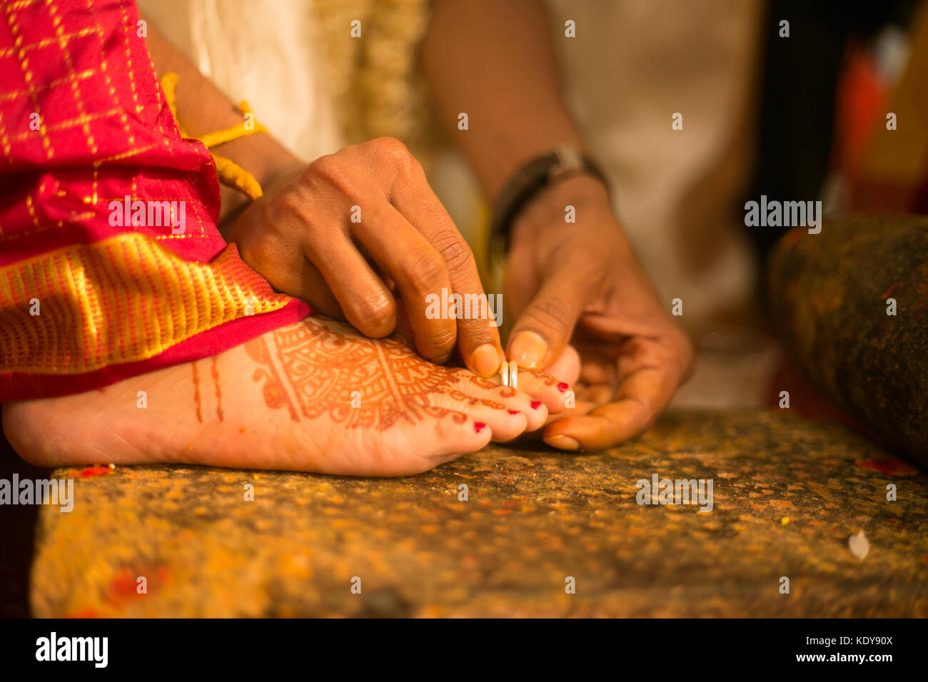 Indian wedding rituals, celebration of marriage in Indian style Stock Photo  - Alamy