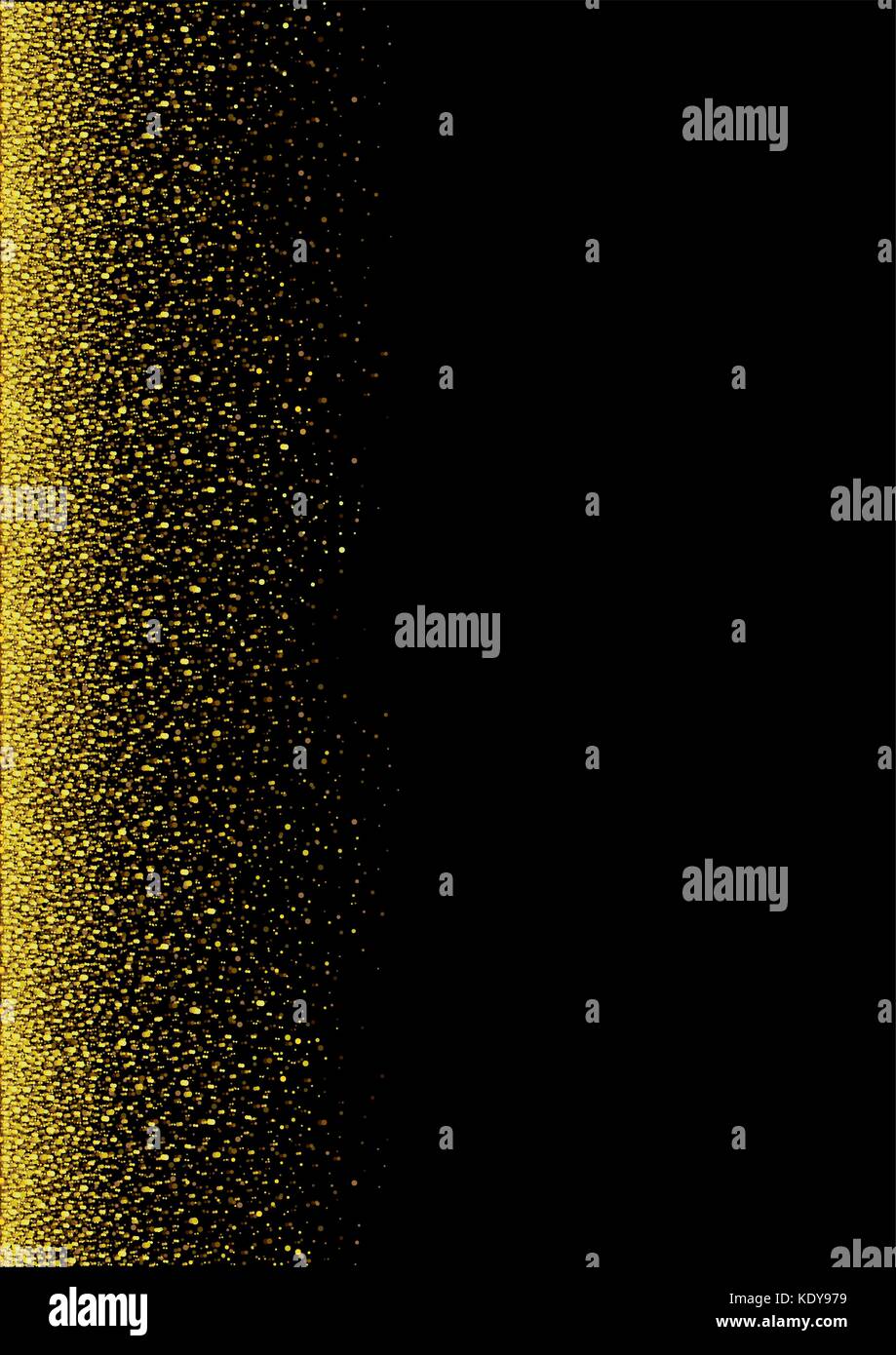 Golden Snow on Black Background Stock Vector Image & Art - Alamy