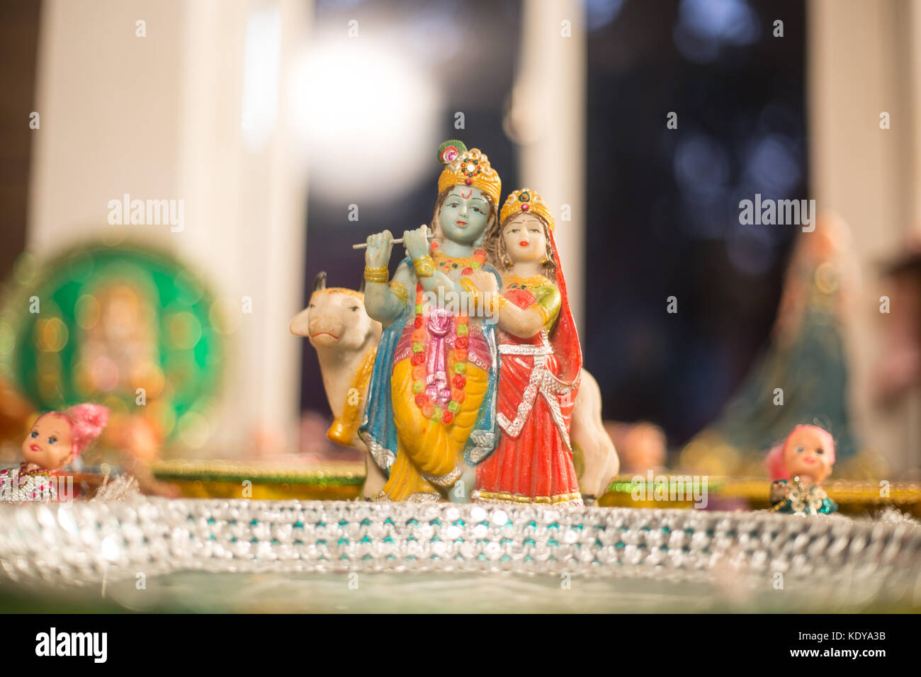 Indian wedding rituals, celebration of marriage in Indian style Stock Photo