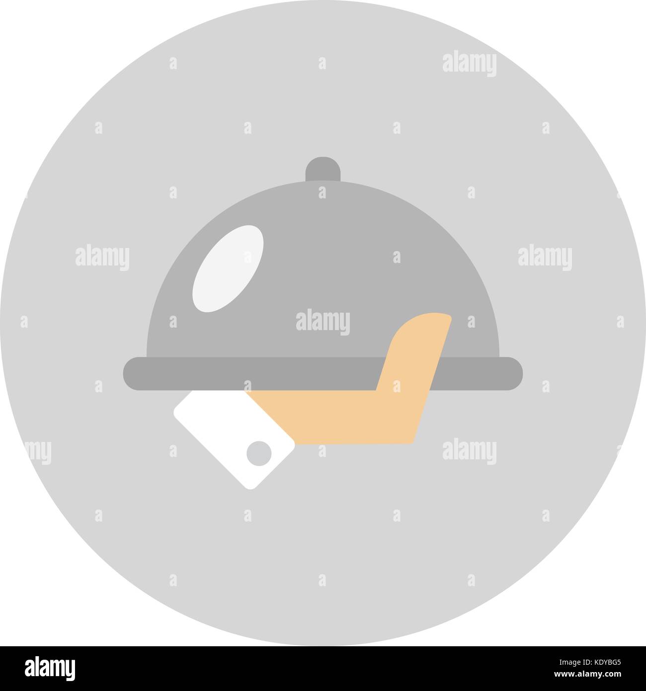 serving tray in hand vector illustration Stock Vector Image & Art Alamy