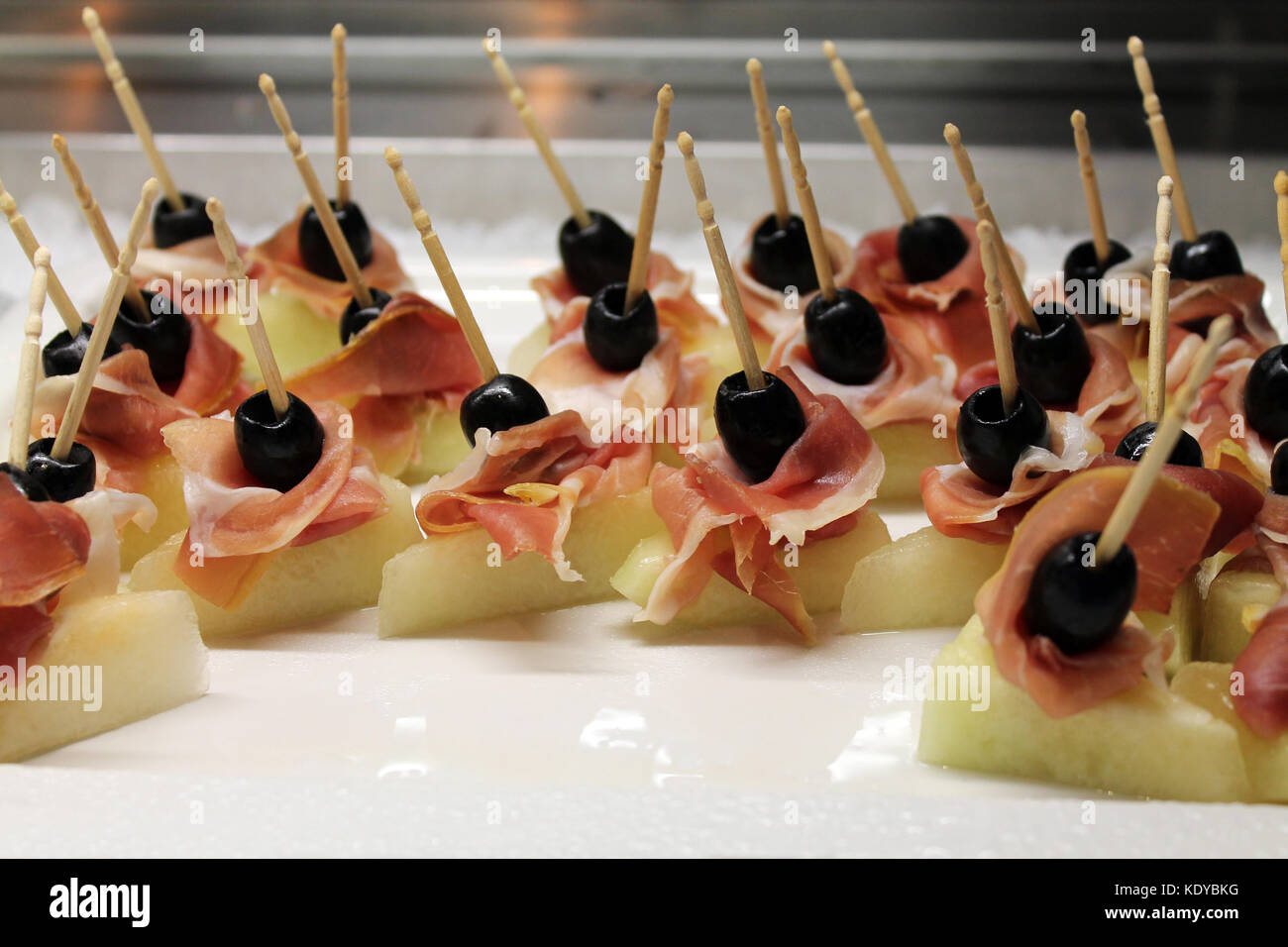 Parma Ham And Melon Stock Photo Alamy