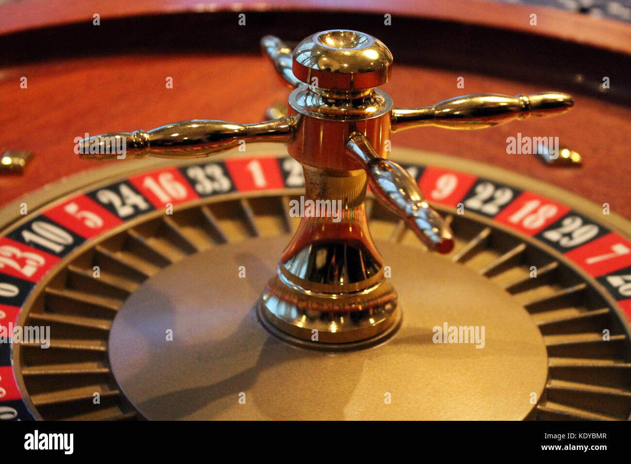 Casino. Roulette wheel on the Stock Photo Alamy