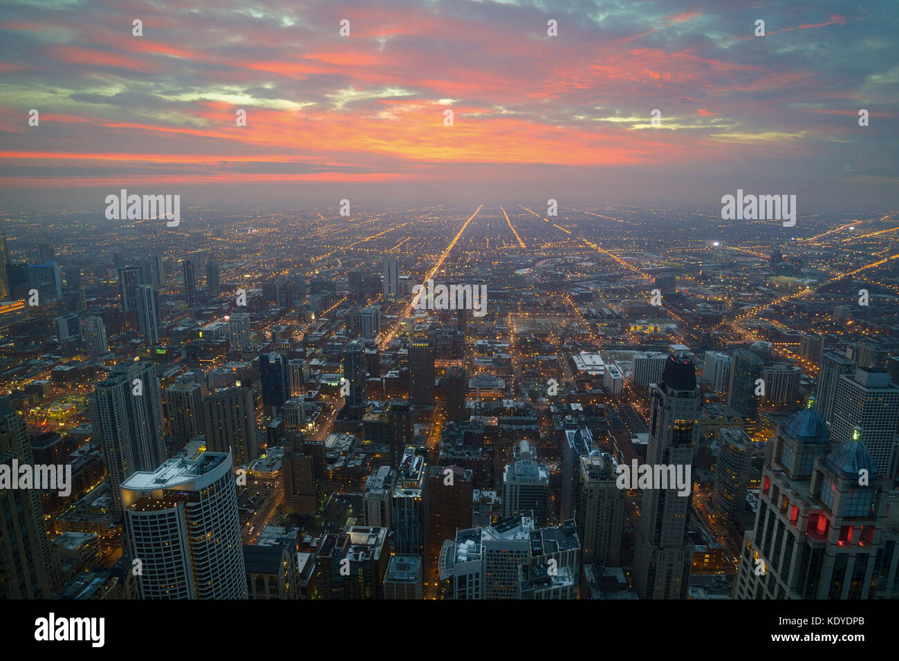 The Beautiful Chicago Skyline Stock Photo Alamy