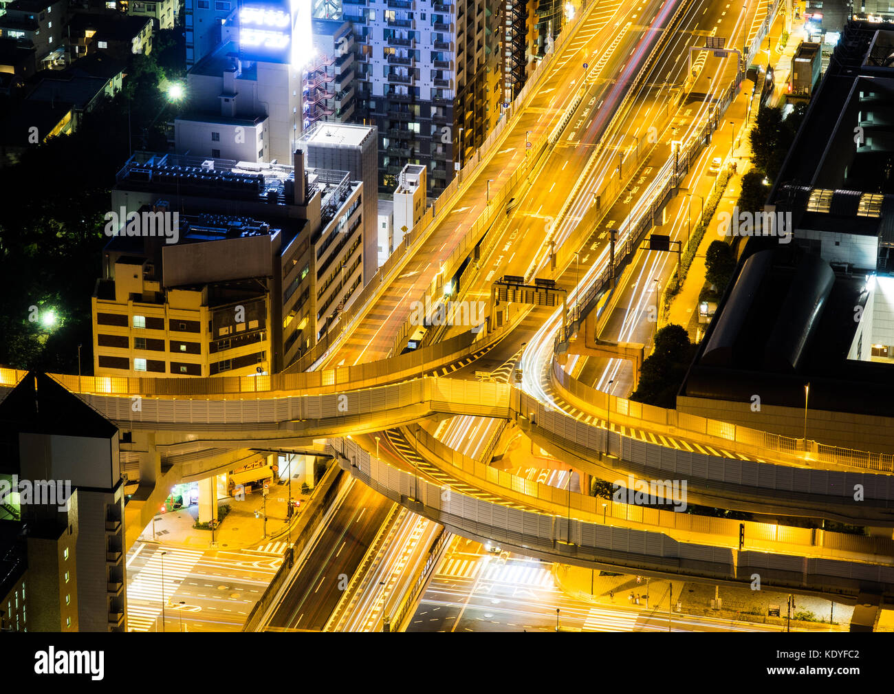 Amazing Tokyo by night, Shinjuku, Tokyo, Japan Stock Photo