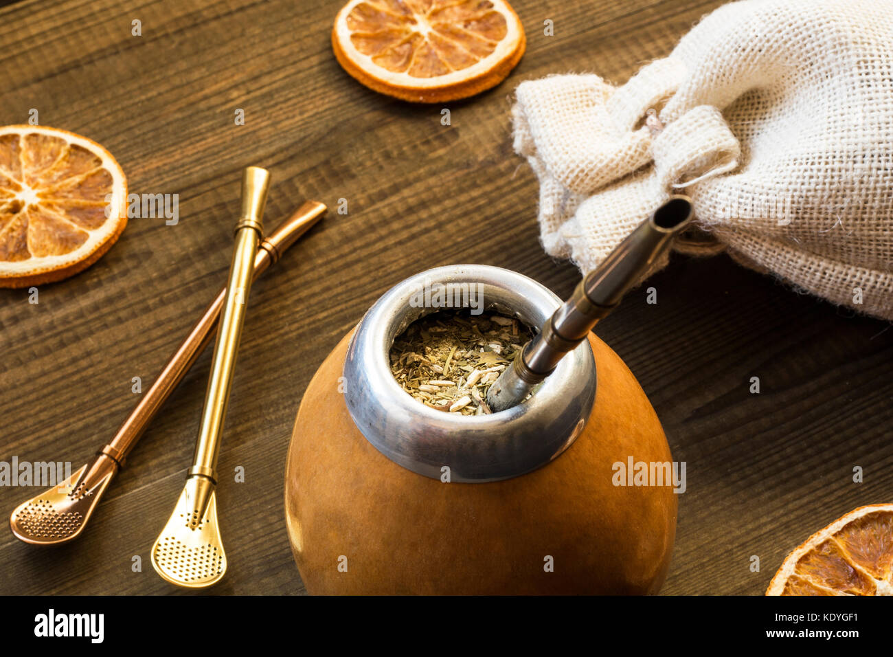 yerba mate, traditional south american drink Stock Photo - Alamy