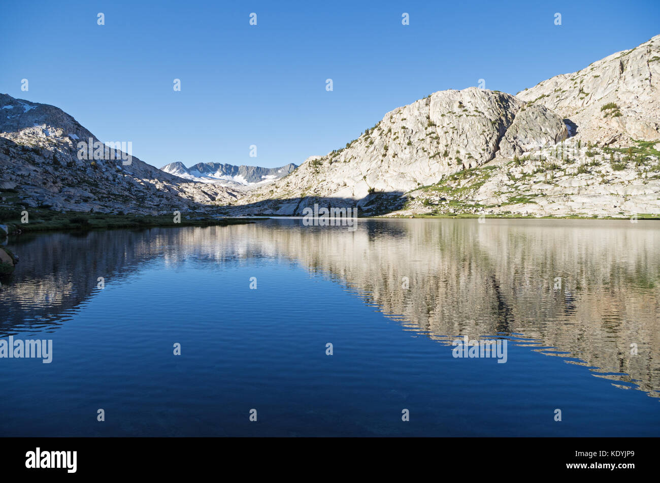 Evolution Lake in Kings Canyon National Park Stock Photo