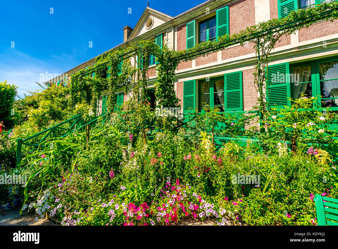 Claude Monet's house at Giverny Stock Photo - Alamy