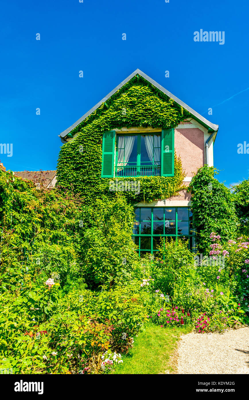 Claude Monet's house at Giverny Stock Photo - Alamy