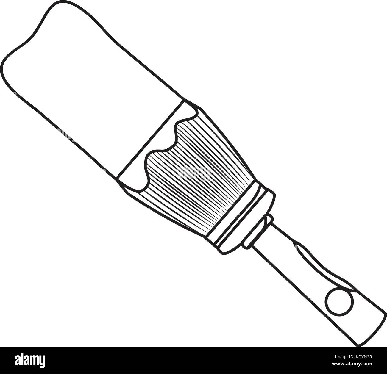 paint brush vector illustration Stock Vector Image & Art - Alamy