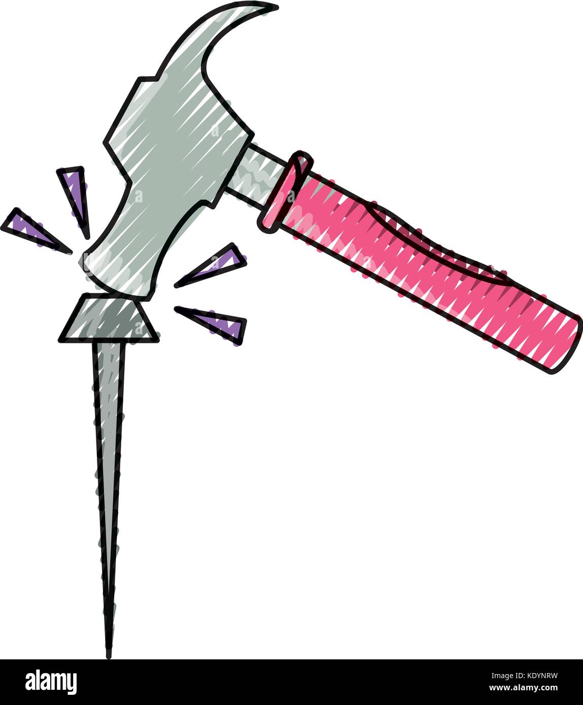 hammer vector illustration Stock Vector Image & Art Alamy