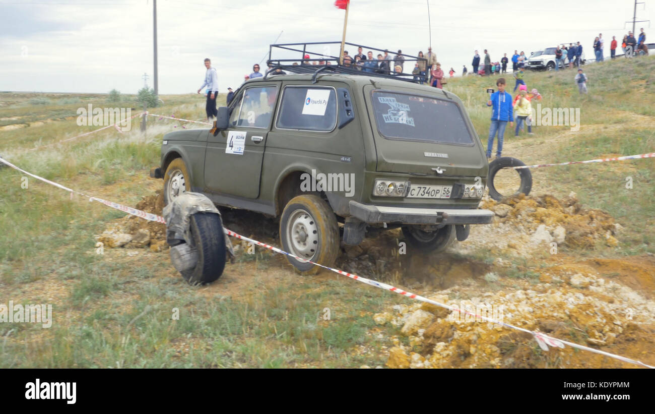 Off-roading my Lada Niva in a mining quarry was as absurd, and