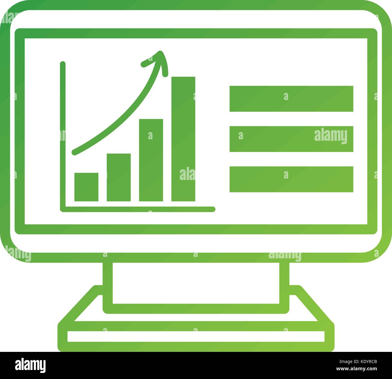 computer technology with financial graph chart arrow growth Stock ...