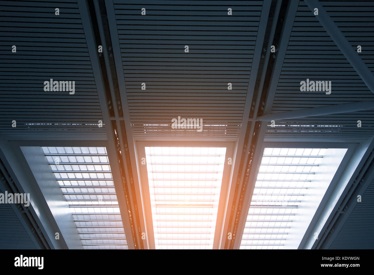Skylight window - abstract architectural background Stock Photo