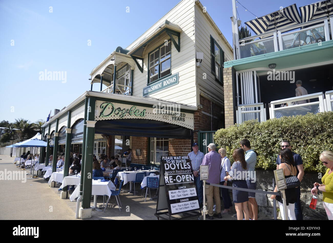 Doyle's seafood restaurant at Watson's Bay on Sydney harbour Stock Photo