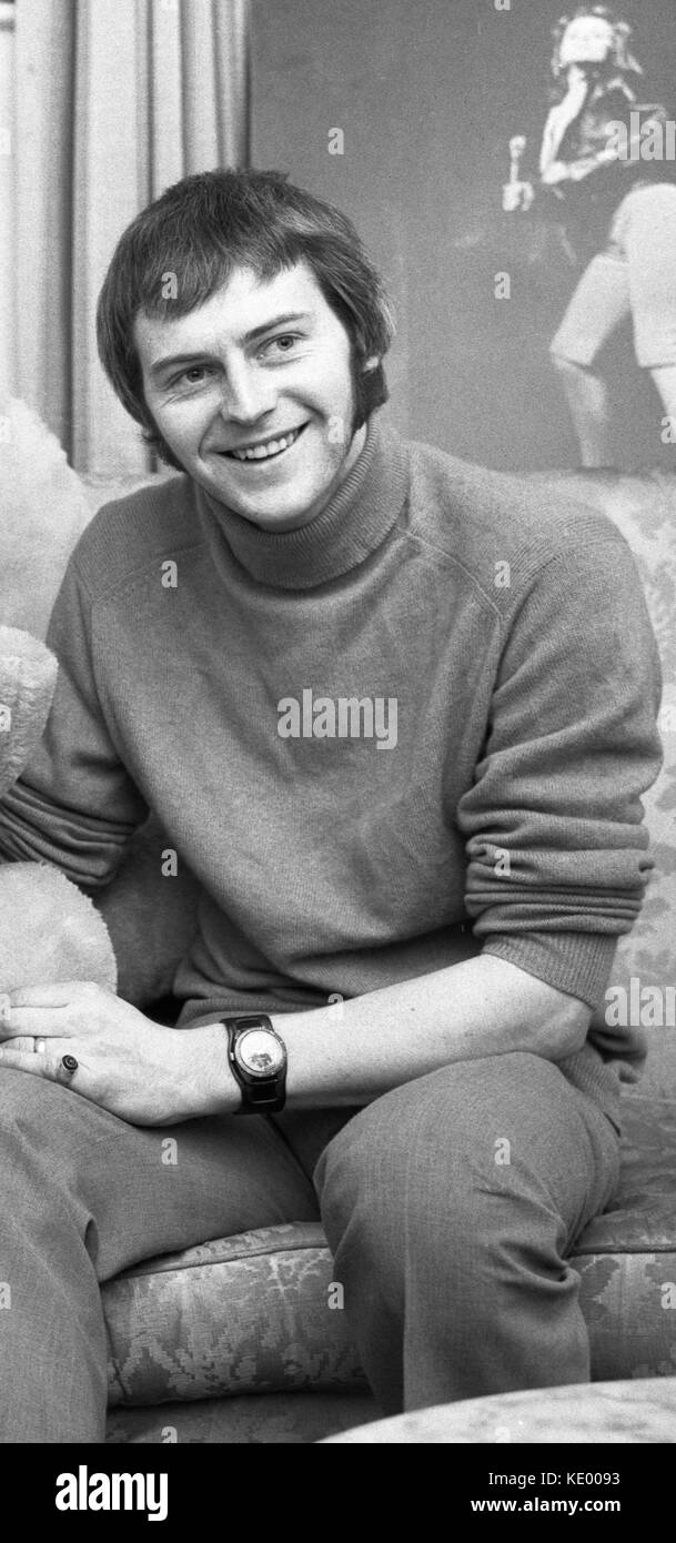 Dad's Army actor Ian Lavender at his home in Richmond, Surrey. Stock Photo