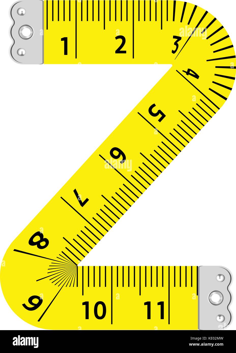 Letter z ruler icon, cartoon style Stock Vector Image & Art - Alamy