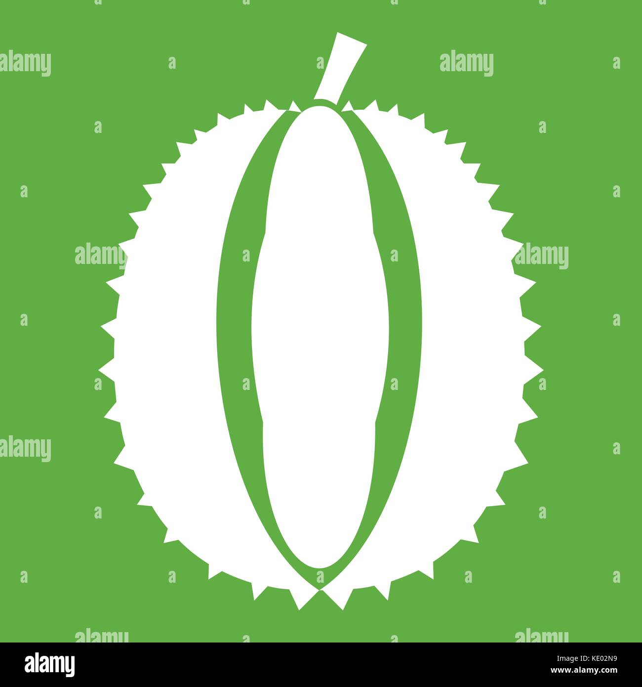 Durian icon green Stock Vector Image & Art - Alamy