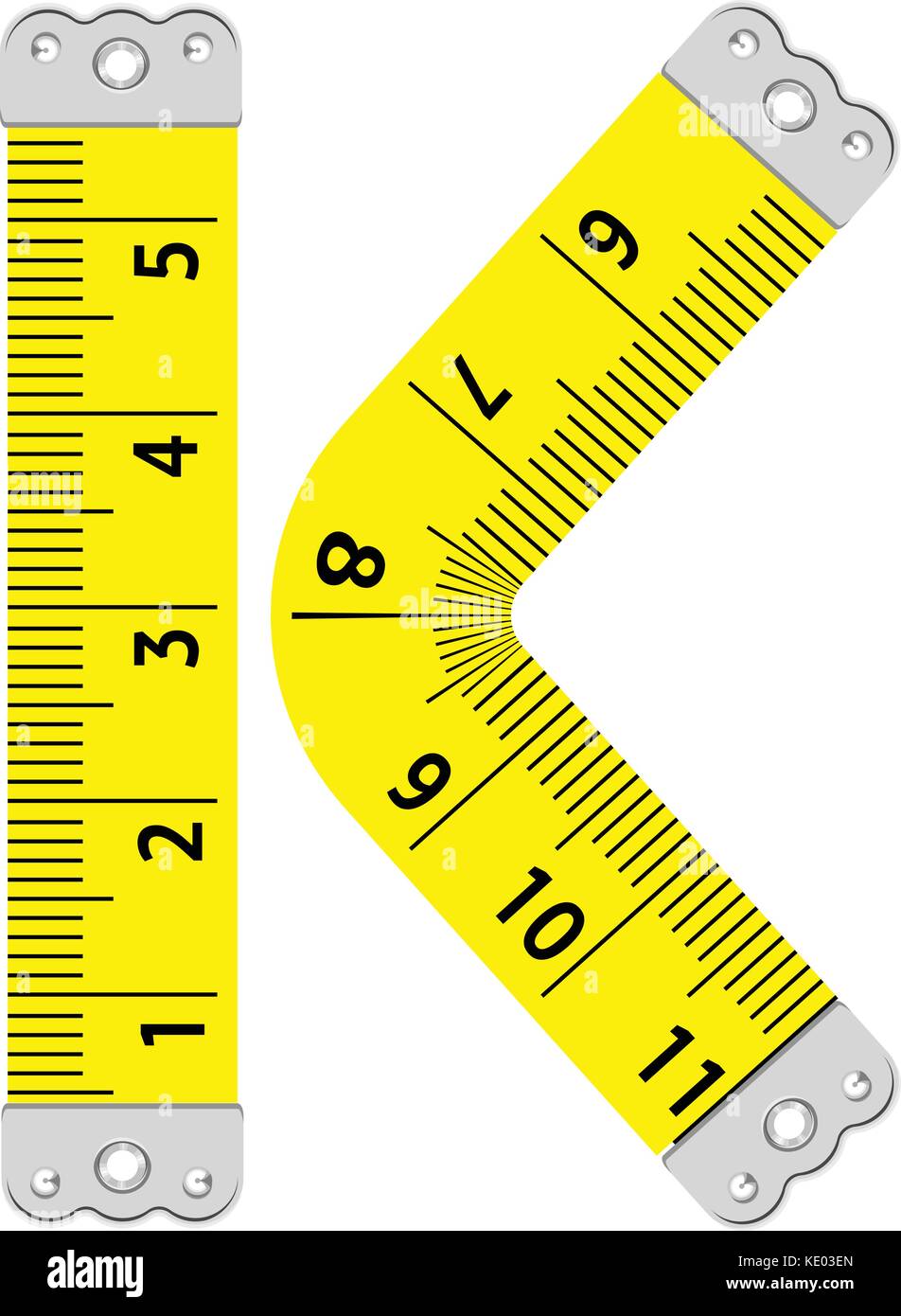 Letter k ruler icon, cartoon style Stock Vector Image & Art - Alamy