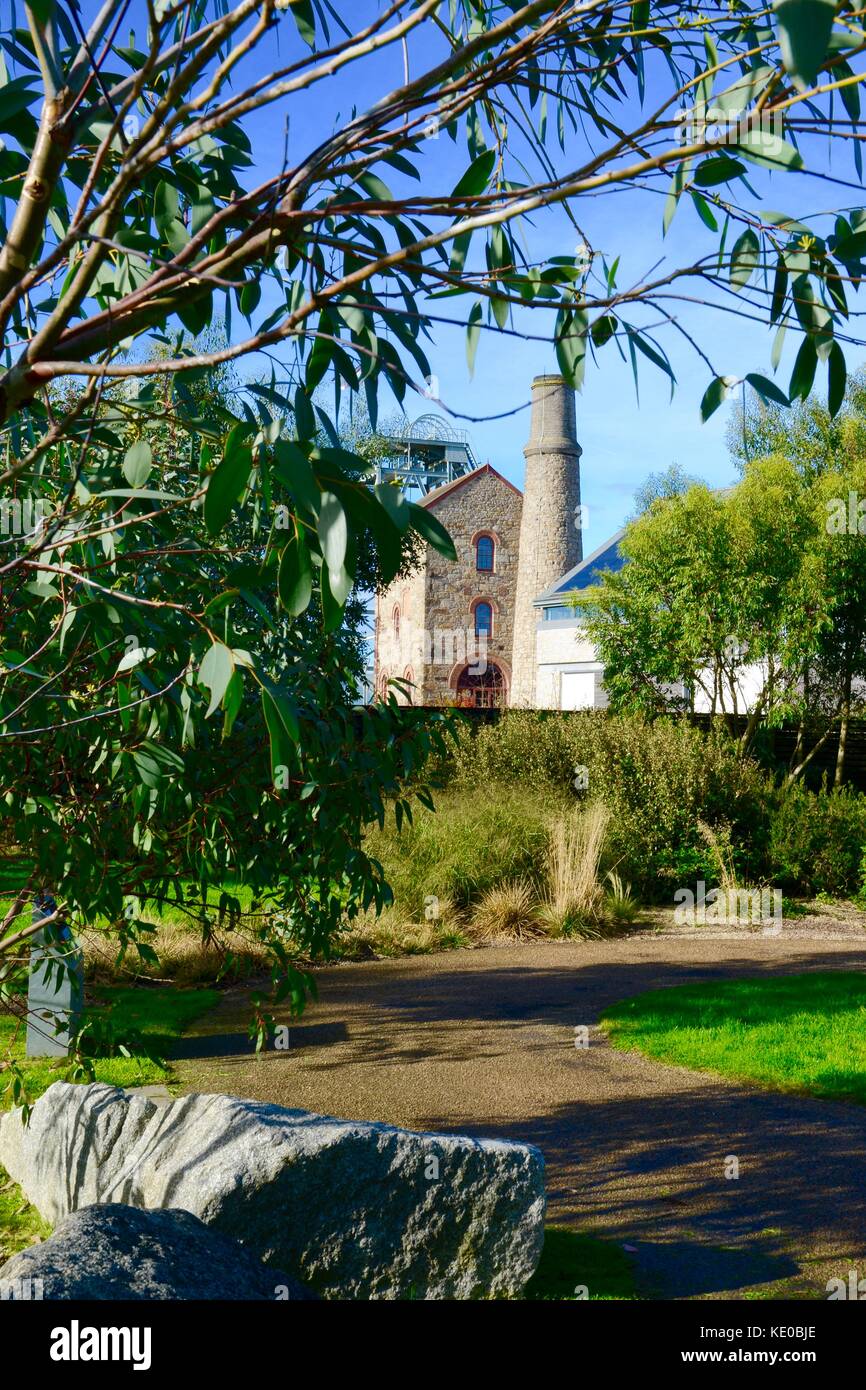 Engine House, Heartlands, Cornwall UK Stock Photo Alamy