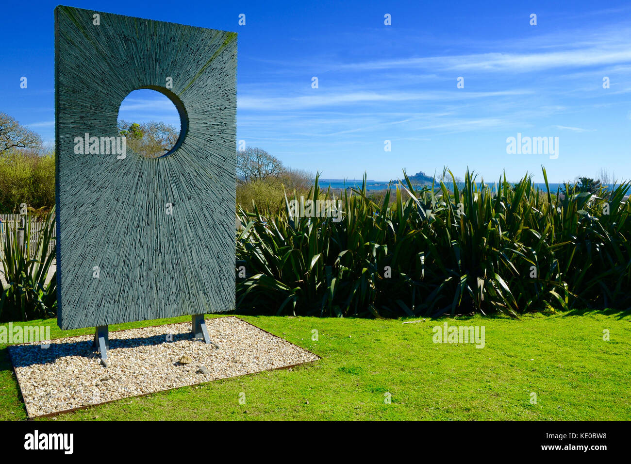 Tremenheere Sculpture Gardens Cornwall UK Stock Photo Alamy