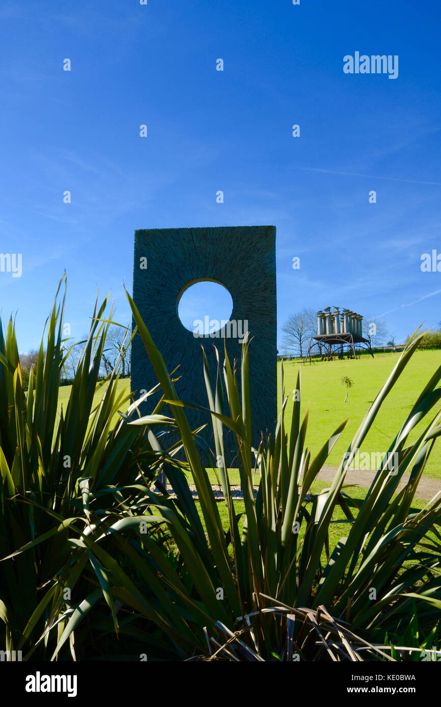Tremenheere Sculpture Gardens Cornwall UK Stock Photo Alamy