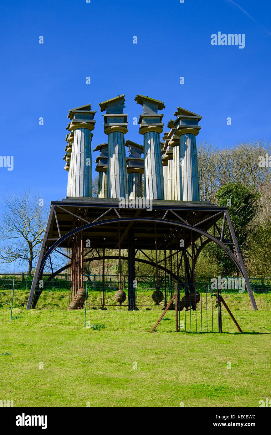 Tremenheere Sculpture Gardens Cornwall UK Stock Photo Alamy