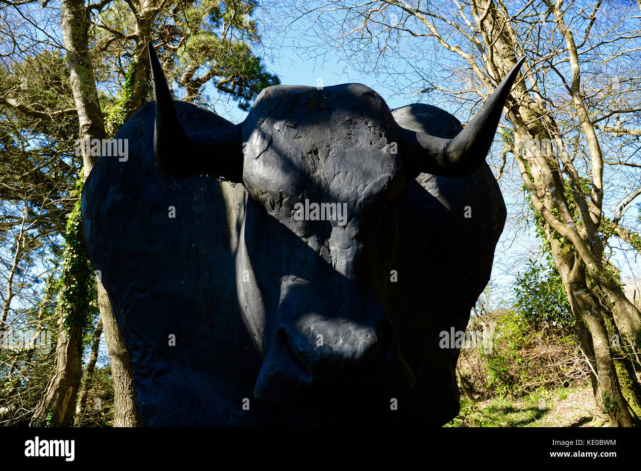 Tremenheere Sculpture Gardens Cornwall UK Stock Photo Alamy