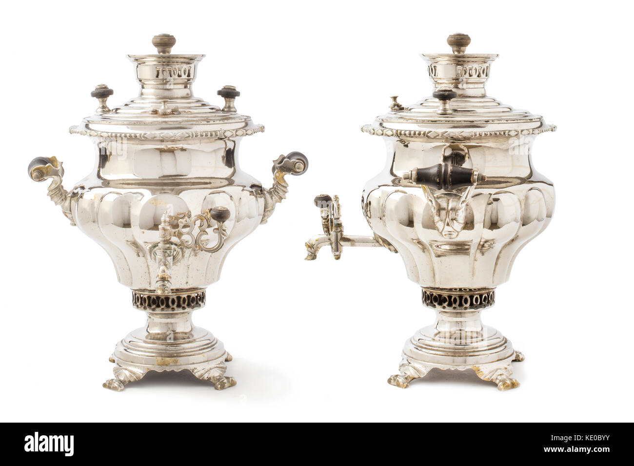 Russian Tea Kettle Samovar Isolated On White Background Stock Photo Alamy Russian Tea Kettle Samovar Isolated On White Background Stock Photo Alamy