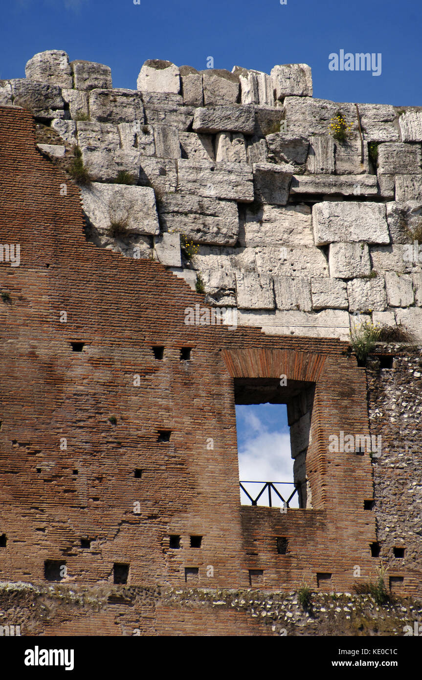 Italy, Rome. Flavian Amphitheatre or Coliseum. Roman period. Built in ...