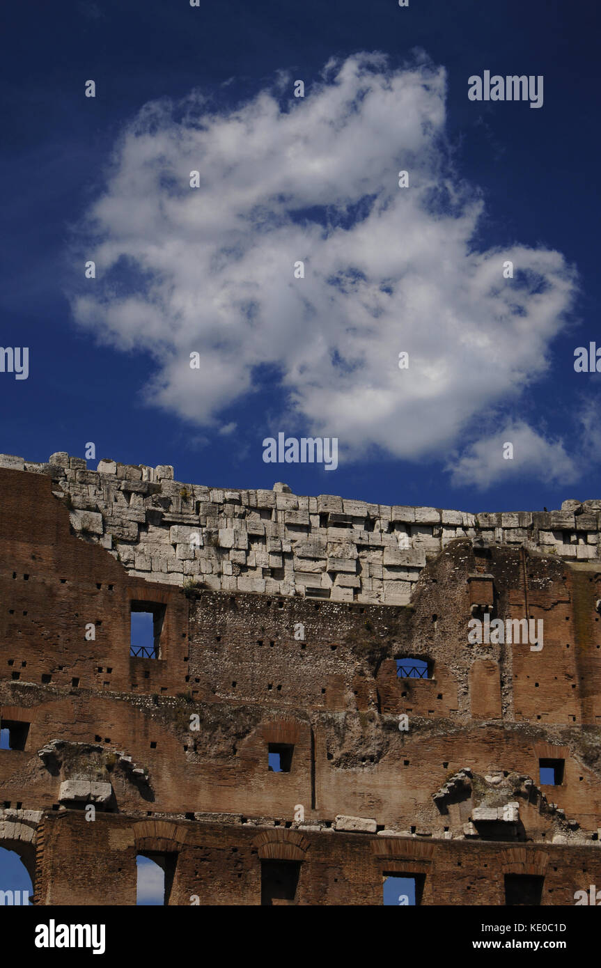 Italy, Rome. Flavian Amphitheatre or Coliseum. Roman period. Built in ...