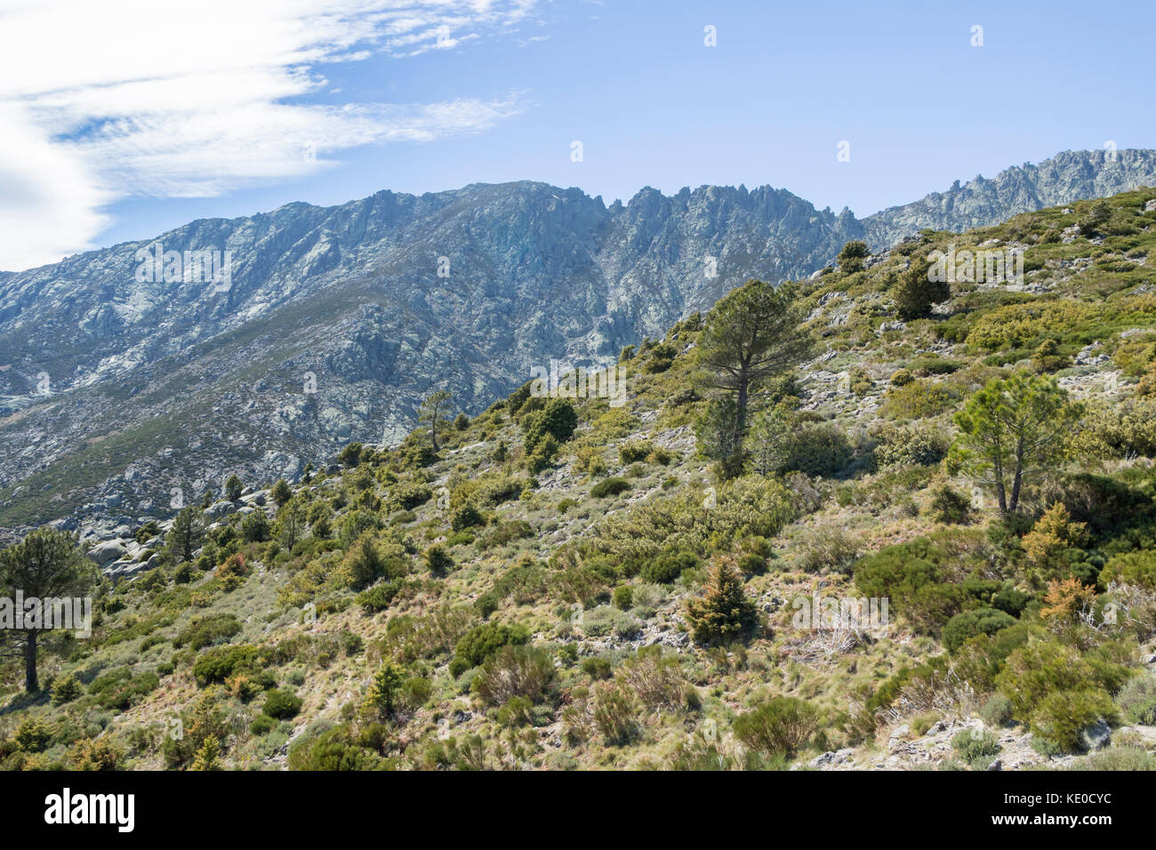 Cabezo del Cervunal, Sierra de Gredos, Spain Stock Photo