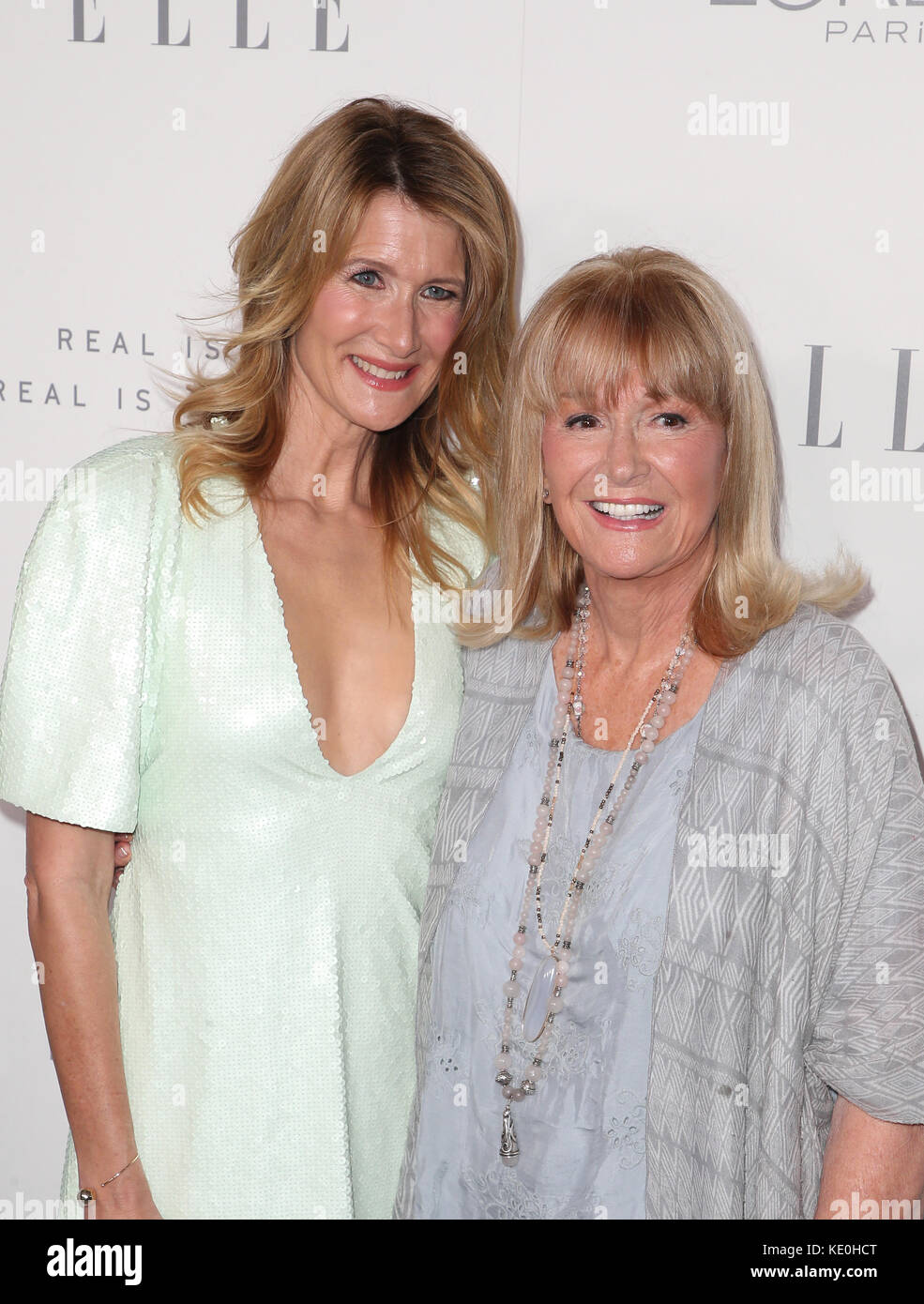 BEVERLY HILLS, CA - OCTOBER 16: Laura Dern, Diane Ladd, at the 24th Annual ELLE Women in Hollywood Awards At The Four Seasons Hotel Los in Beverly Hills, Angeles California October 16, 2017. Credit: Faye Sadou/MediaPunch Stock Photo