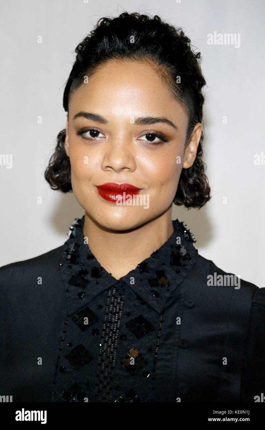 Westwood, CA. 14th Oct, 2017. Tessa Thompson at arrivals for Hammer Museum Gala in the Garden, Hammer Museum, Westwood, CA October 14, 2017. Credit: Elizabeth Goodenough/Everett Collection/Alamy Live News Stock Photo