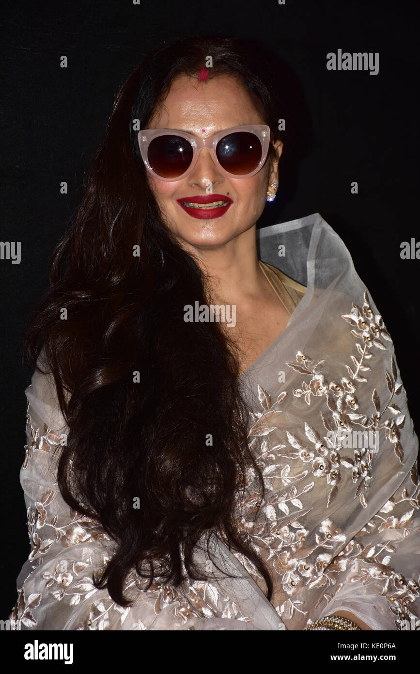 Mumbai India 17th Oct 2017 Indian Film Actress Rekha Attend